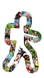 Collage of hikers and activities